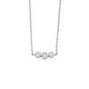 Witgouden collier, 0.11 ct diamant, Joy