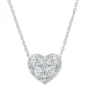 Witgouden collier, 0.52 ct diamant, Gallery