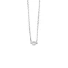 Witgouden collier, 0.04 ct diamant, Joy