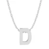Witgouden hanger D, Alphabet