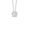 Witgouden hanger, met collier 0.37 ct diamant, Enchanted