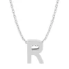 Witgouden hanger R, Alphabet