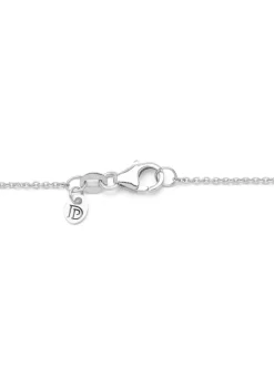 Witgouden jasseron collier Timeless Treasures (42cm)