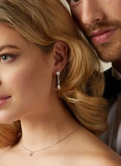 Witgouden oorsieraden, 4.50 ct diamant