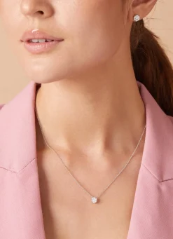 Witgouden oorsieraden, 0.55 ct diamant, Enchanted