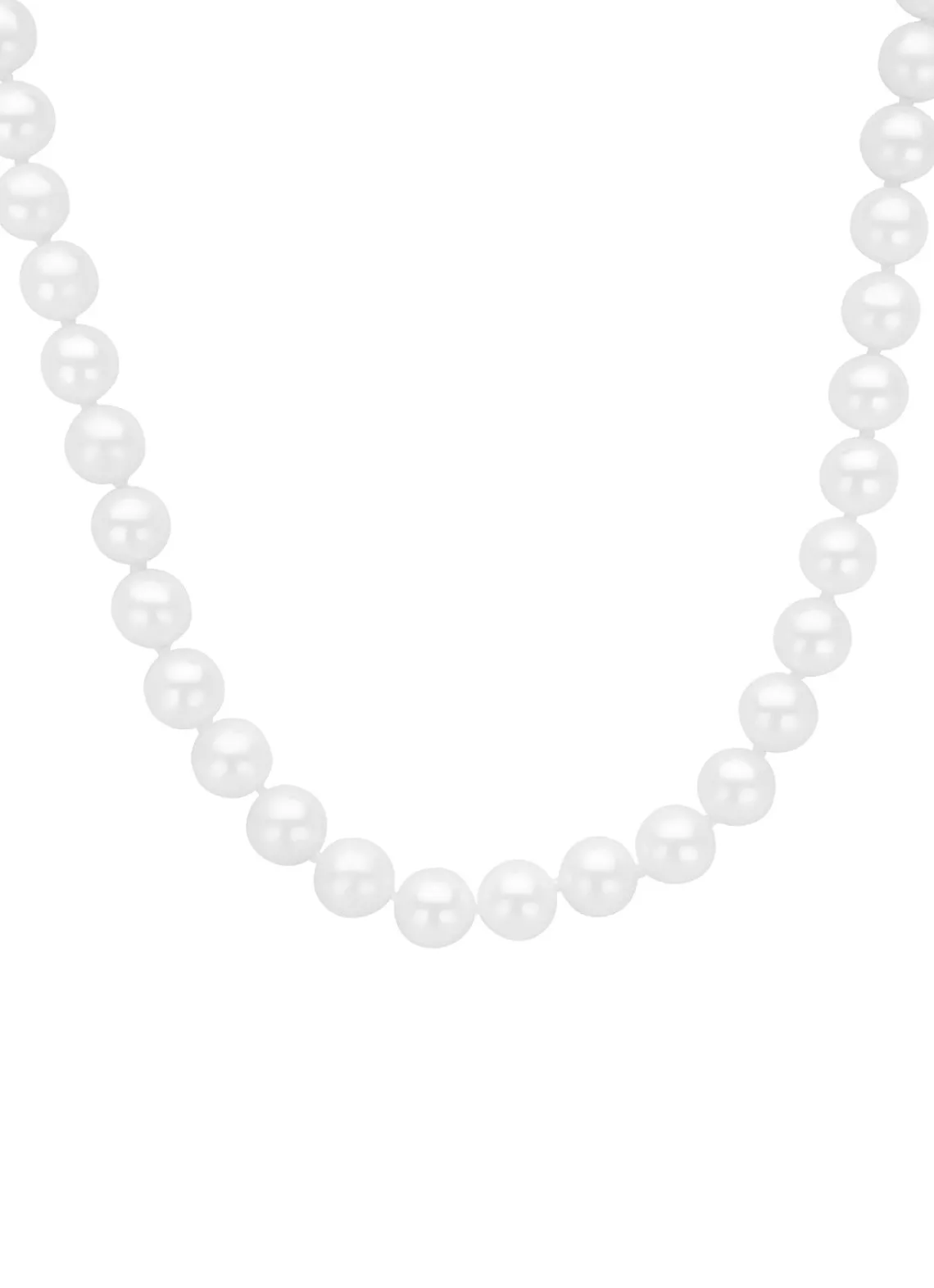 Witgouden parelketting Rivièra