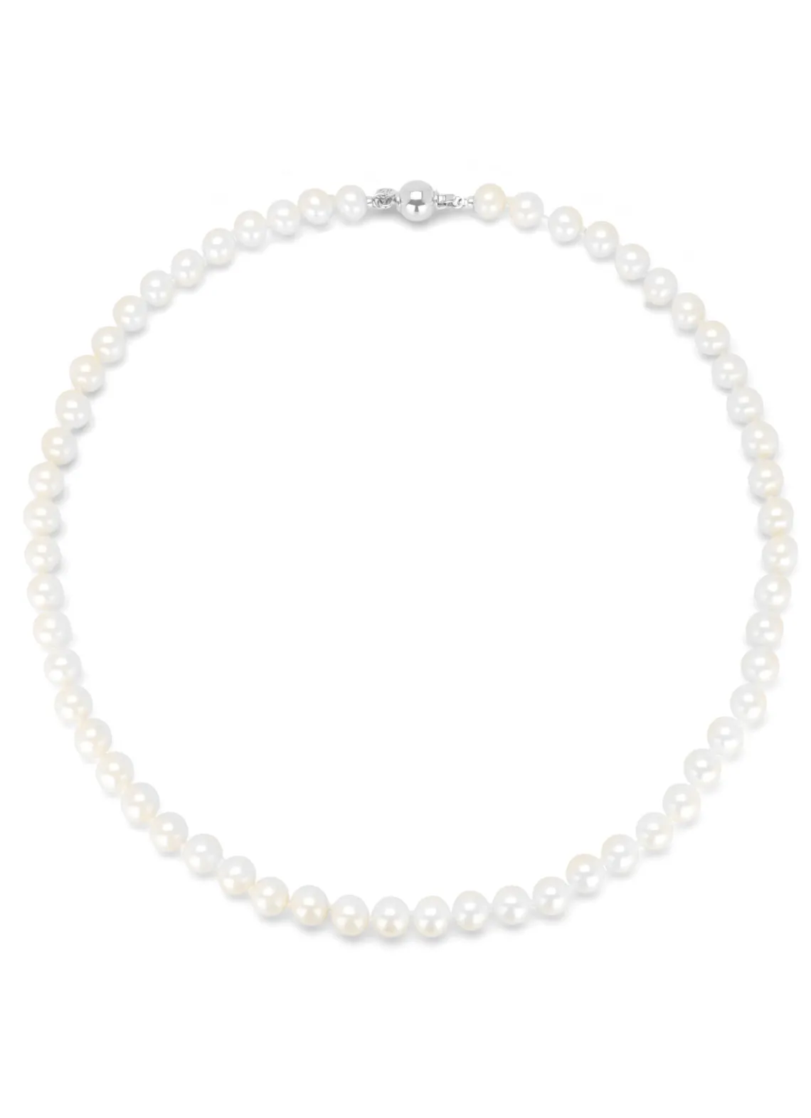 Witgouden parelketting Rivièra