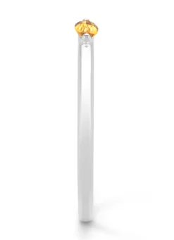 Witgouden ring, 0.12 ct citrien, Joy