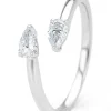 Witgouden ring, 0.37 ct diamant, La Dolce Vita