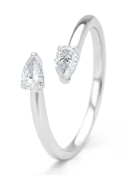 Witgouden ring, 0.37 ct diamant, La Dolce Vita