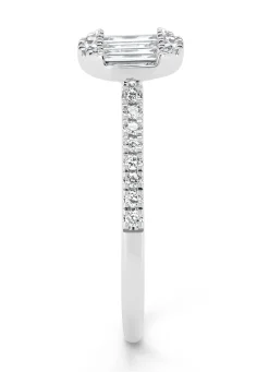 Witgouden ring, 0.45 ct diamant, Gallery