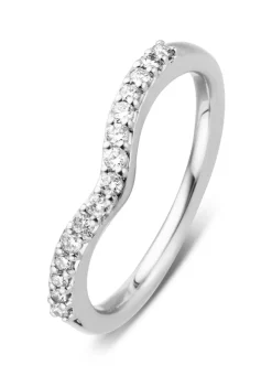 Witgouden ring, 0.20 ct diamant, Wedding