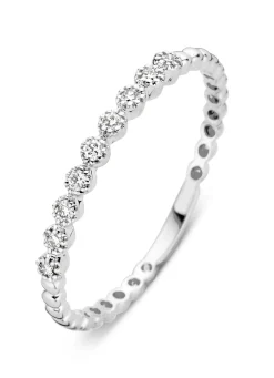 Witgouden ring, 0.09 ct diamant, Joy