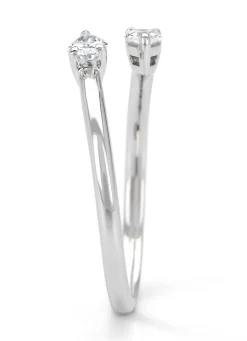 Witgouden ring, 0.37 ct diamant, La Dolce Vita
