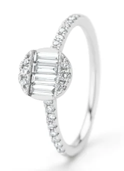 Witgouden ring, 0.45 ct diamant, Gallery