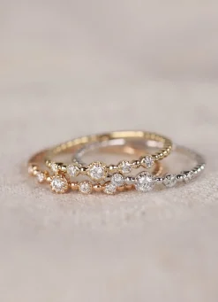 Witgouden ring, 0.07 ct diamant, Joy