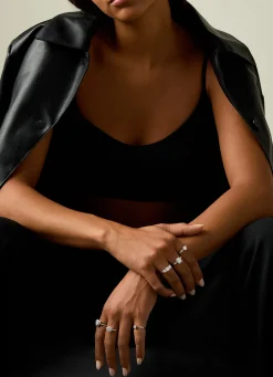 Witgouden ring, 0.34 ct diamant, Enchanted